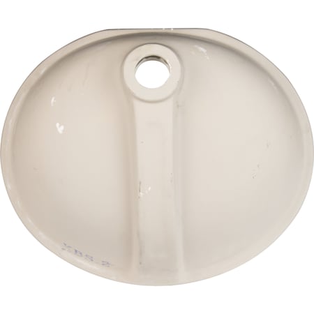 Msi Undermount Porcelain Ceramic Bathroom Sink In White Oval ZOR